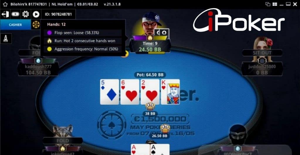 iPoker Intègre des HUD intégrés pour Sa Clientèle de Poker