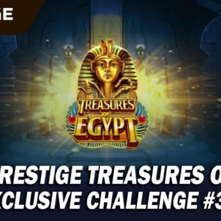 BC.Le JEU propose un défi de 2,5 k €avec Prestige Treasures of Egypt