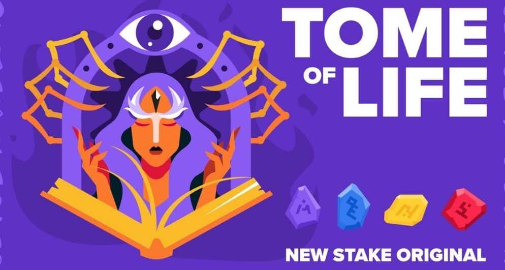 Le Jeu de Machine à Sous “Tome of Life " Est Maintenant disponible sur Stake Originals